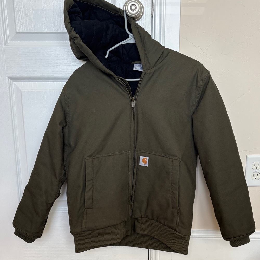 Carhartt Dark Green Hooded Jacket